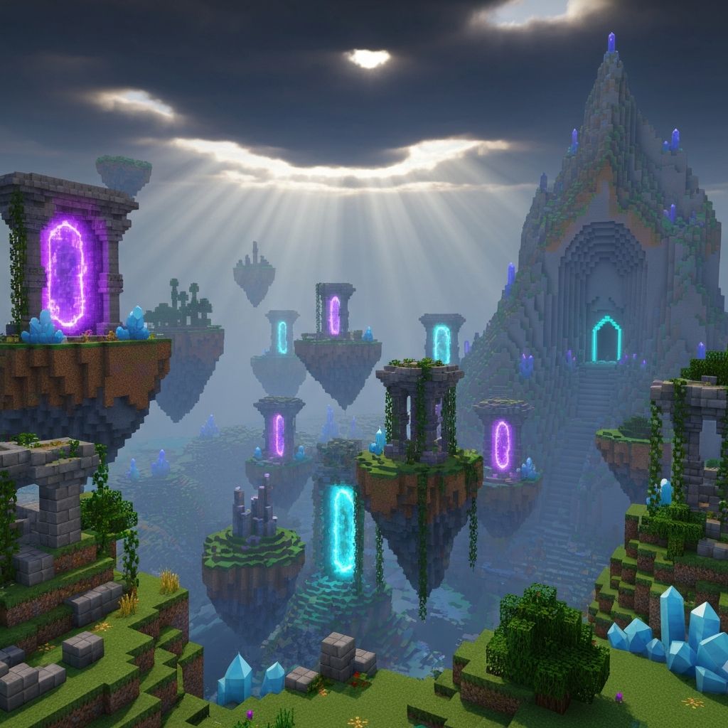 Craft Spark Dimensions - mystic dimension landscape